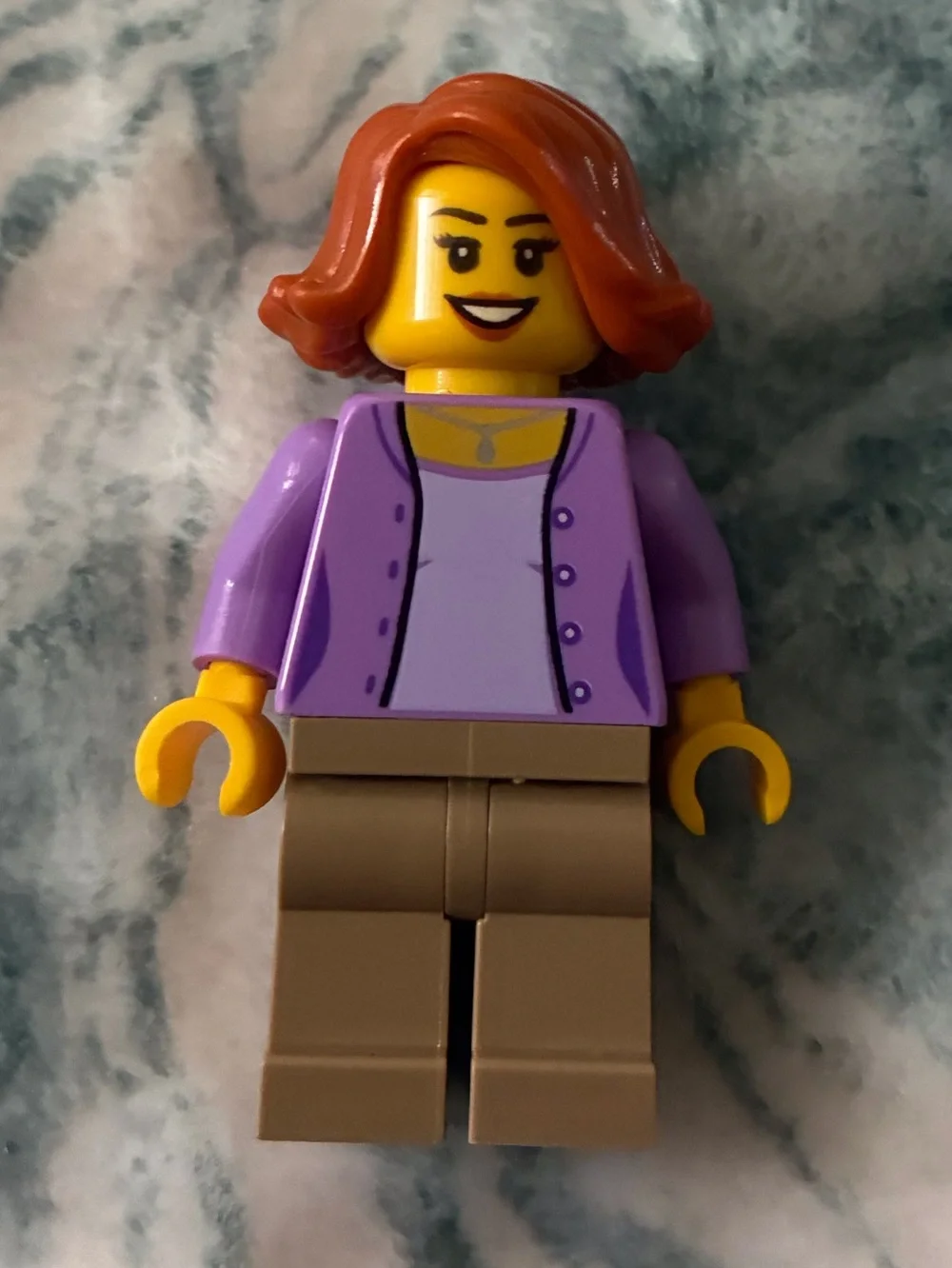 Purple Jacket Female Minifigure Lego
